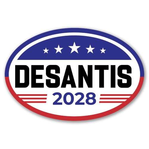 Magnet Me Up Ron Desantis Republican Supporter Car Magnet 4"x6" American Flag Oval Magnetic Decal for Car Truck SUV, Republican Election Campaign Bumper Accessory, UV Printed, Crafted in the USA
