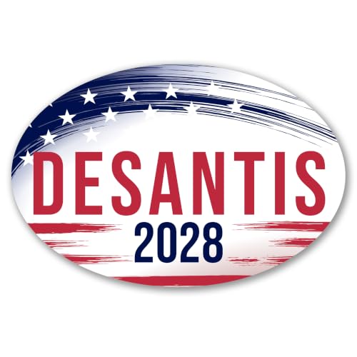Magnet Me Up Ron Desantis Republican Supporter Car Magnet 4"x6" Brush Stroke Oval Magnetic Decal for Car Truck SUV, Republican Election Campaign Bumper Accessory, UV Printed, Crafted in the USA