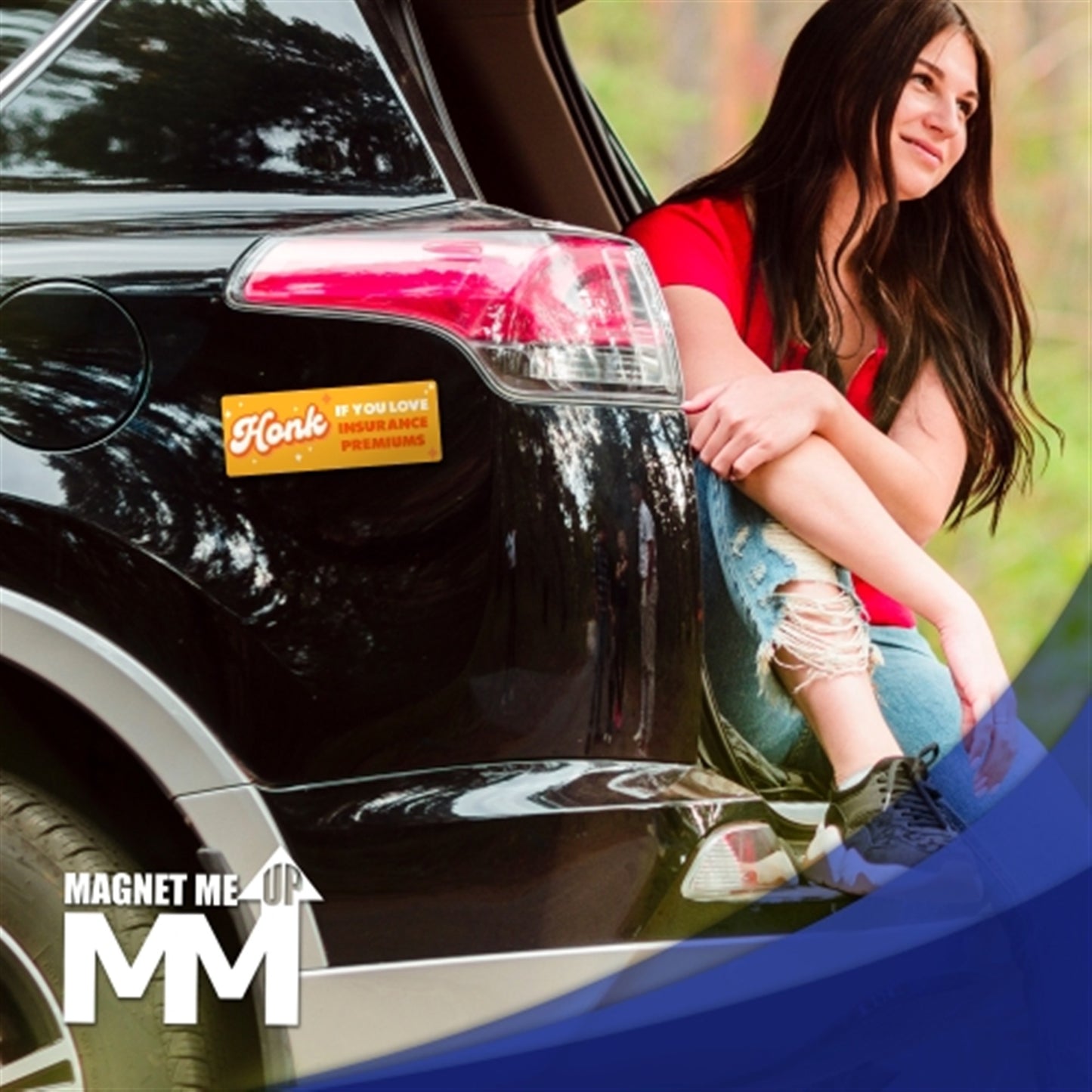 Magnet Me Up Honk If You Love Insurance Premiums Magnet, 3x8, 2 Pack