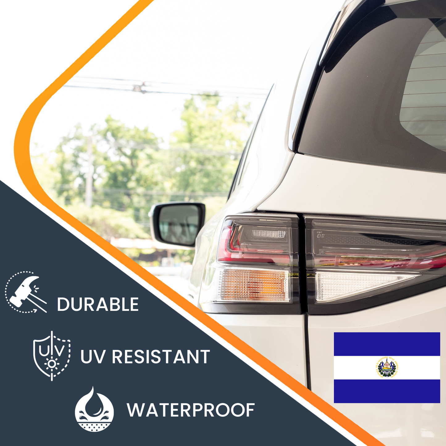 El Salvador Flag Car Magnet Decal - 4 x 6 Heavy Duty for Car Truck SUV …