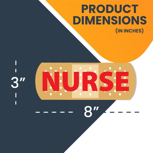 Magnet Me Up Nurse Band Aid Magnet Decal, 3x8 Inch, 2 Pack