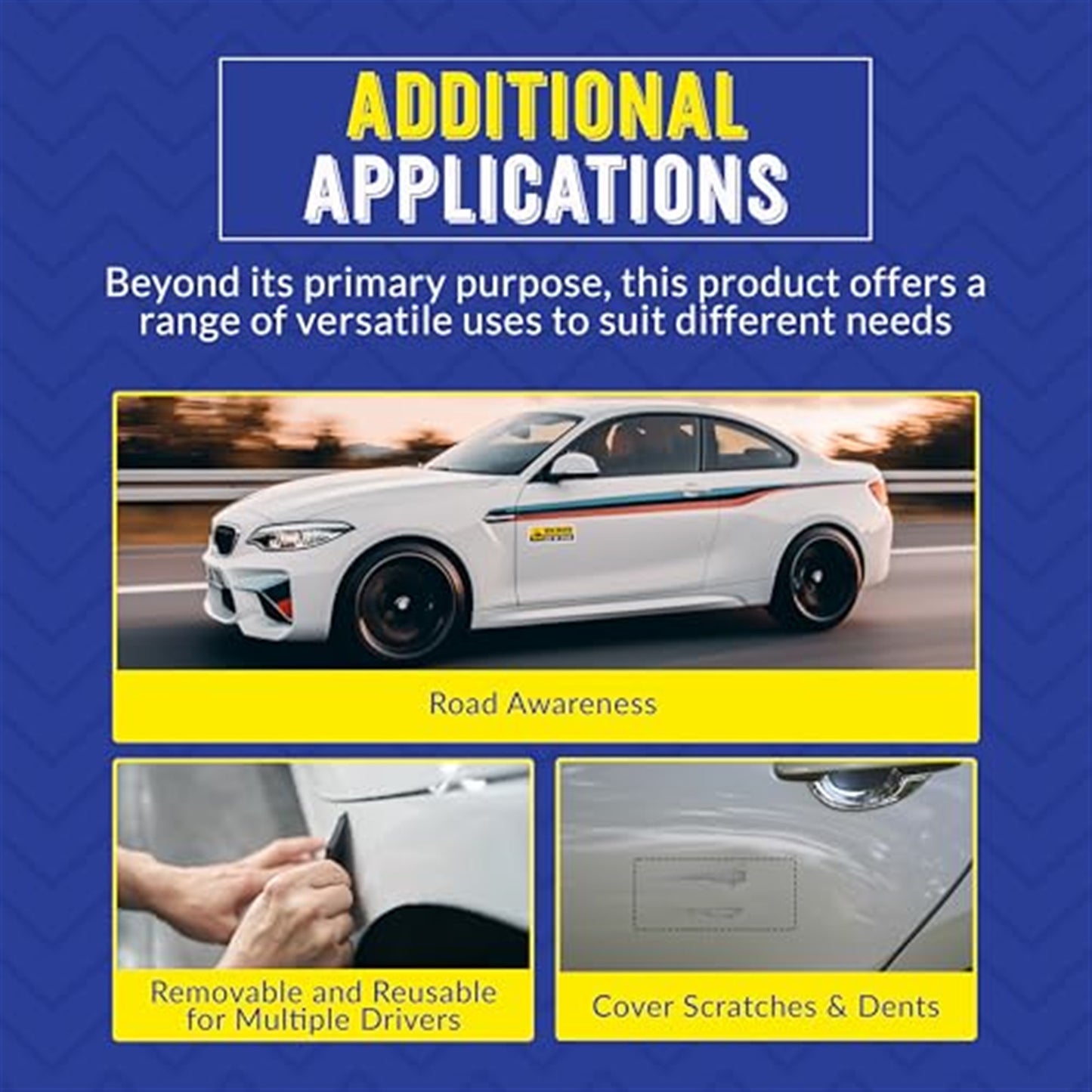 Magnet Me Up “Give Me Space”, Funny New Driver Car Magnet, 3x8 Inch, 2 Pack
