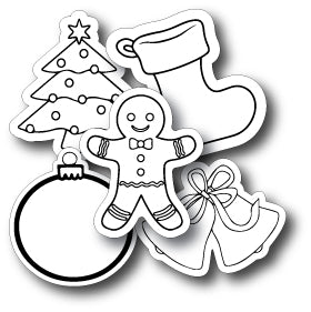 Color Your Own Assorted Christmas Ornament Magnets, a Great DIY for You or to Share with Friends, Decorate 5 Magnetic Holiday Ornament Refrigerator Magnets