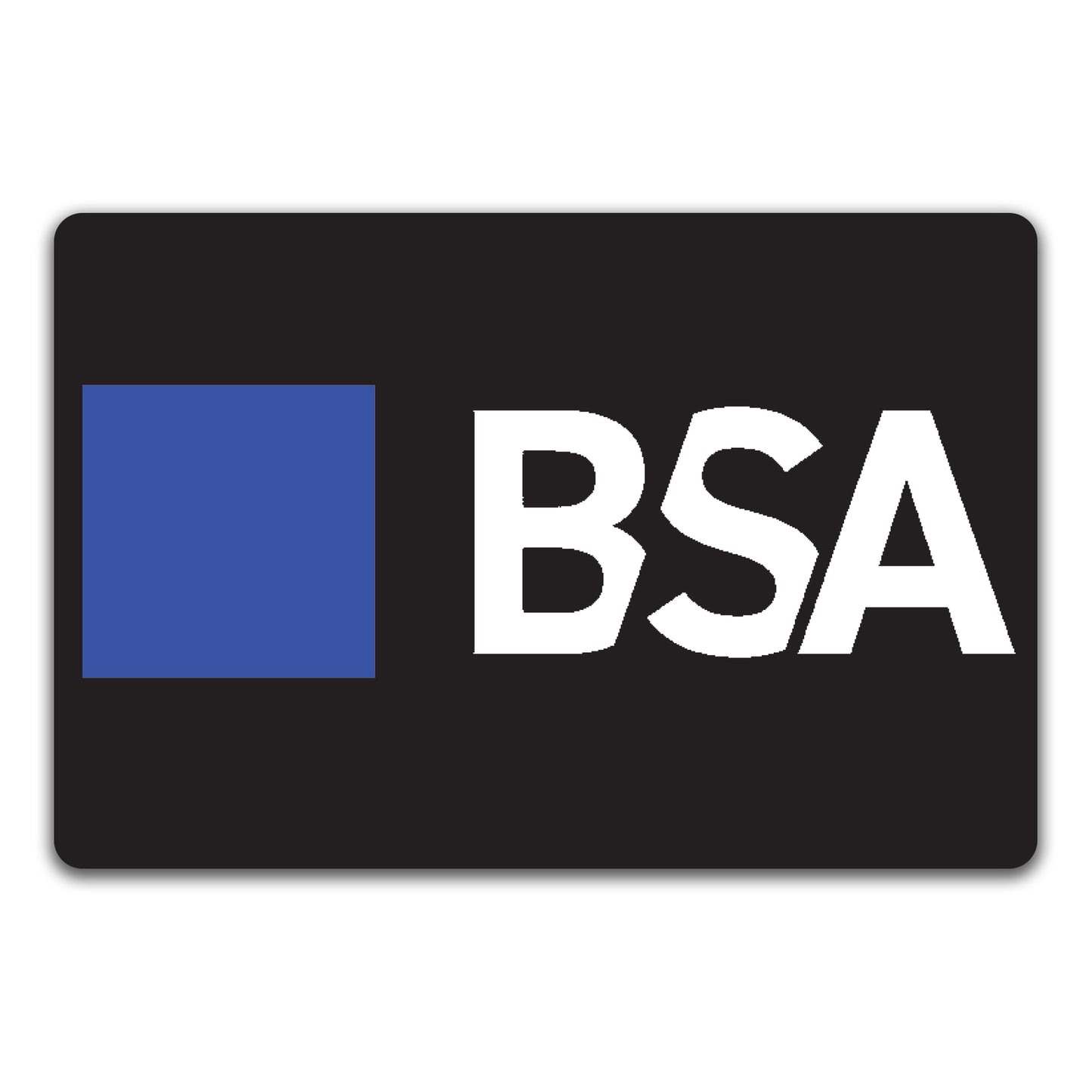 Magnet Me Up 4x6 Inch BSA Blue Square Alliance Automotive Magnet Decal, Anti-Hate Awareness Support Magnet, Full-Color UV Printed, Weatherproof, Durable Vehicle & Refrigerator Magnet, Made in USA