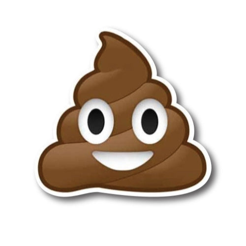 Poop Emoticon Magnet Decal Perfect for Car or Truck …