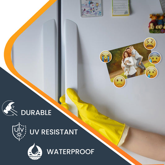 Magnet Me Up Today's Mood Sad Emoticon Magnet Decal Variety Pack, One 3.5x4 Inch Mood Board and Five 3 Inch Mini Emoticons, Cute Decorative Magnet For Refrigerator, Or Any Other Magnetic Surface