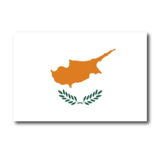 Cyprus Flag Car Magnet Decal - 4 x 6 Heavy Duty for Car Truck SUV