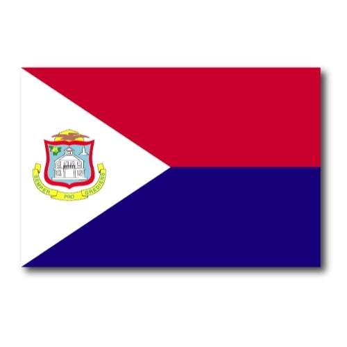 St. Martin Saint Martin Flag Car Magnet Decal - 4 x 6 Heavy Duty for Car Truck SUV …