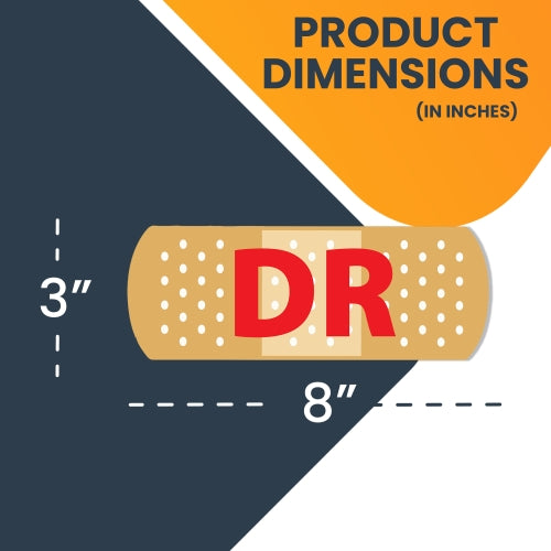 DR Band Aid Car Magnet 3 x 8" Decal Great for Car Truck Refrigerator Locker SUV Heavy Duty Waterproof …