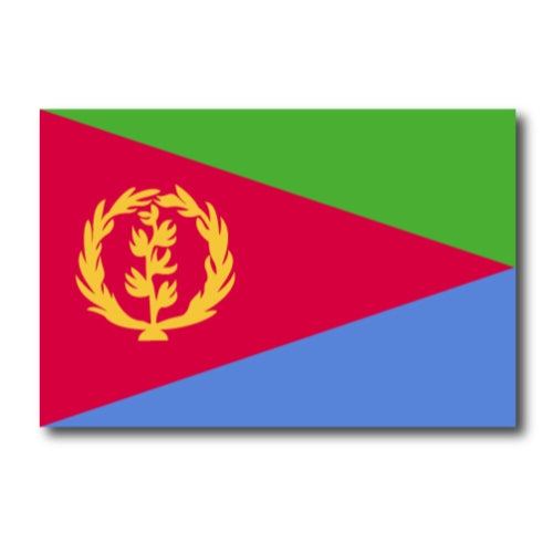 Eritrea Eritrean Flag Car Magnet Decal - 4 x 6 Heavy Duty for Car Truck SUV