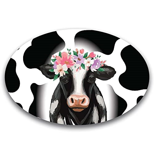 Magnet Me Up Cow Print Magnet Decal, 4x6 Inches, Heavy Duty Automotive Magnet for Car Truck SUV