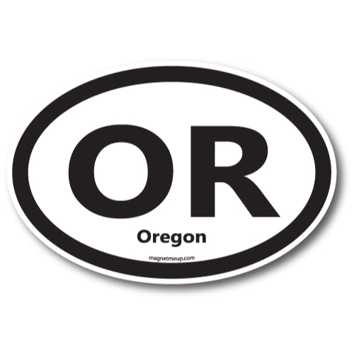OR Oregon Car Magnet 4x6" US State Oval Refrigerator Locker SUV Heavy Duty Waterproof… …
