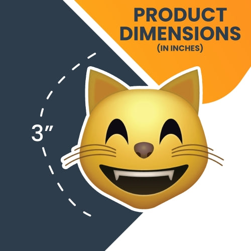 Magnet Me Up Today's Mood Cat Emoticon Magnet Decal Variety Pack, One 3.5x4 Inch Mood Board and Five 3 Inch Mini Emoticons, Cute Decorative Magnet For Refrigerator, Or Any Other Magnetic Surface