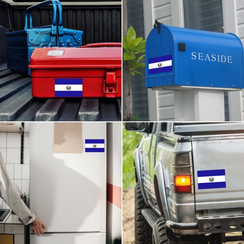 El Salvador Flag Car Magnet Decal - 4 x 6 Heavy Duty for Car Truck SUV …