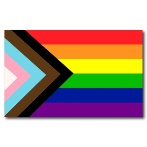 Magnet Me Up Gay Pride Rainbow Flag Car Magnet Decal - LGBT - 5x8 - Waterproof Lesbian Gay Bisexual Transexual