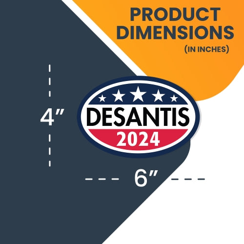 Magnet Me Up Desantis 2024 Republican Party Magnet Decal, 4x6 Inch, Heavy Duty Automotive Magnet for Car Truck SUV Or Any Other Magnetic Surface