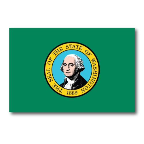 Washington Car Magnet US State Flag Refrigerator Locker SUV Heavy Duty Waterproof…