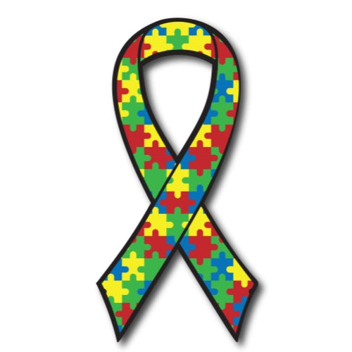 Autism Awareness Puzzle Ribbon Car Magnet Decal Heavy Duty Waterproof …