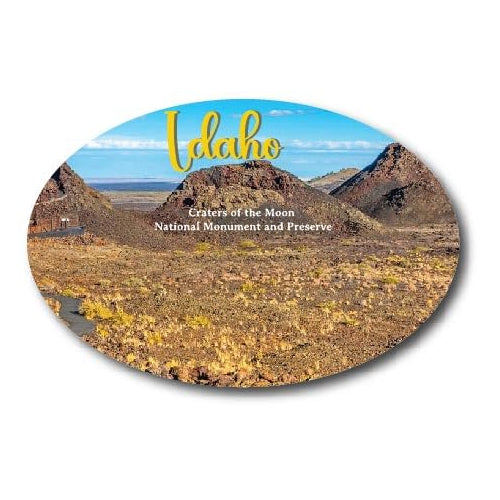 Magnet Me Up Idaho Craters of The Moon National Monument and Preserve Magnet Decal, 4x6 inch, Automotive Magnet for Car, Truck SUV, Natural Geological Wonder Landmarks, Crafted in USA