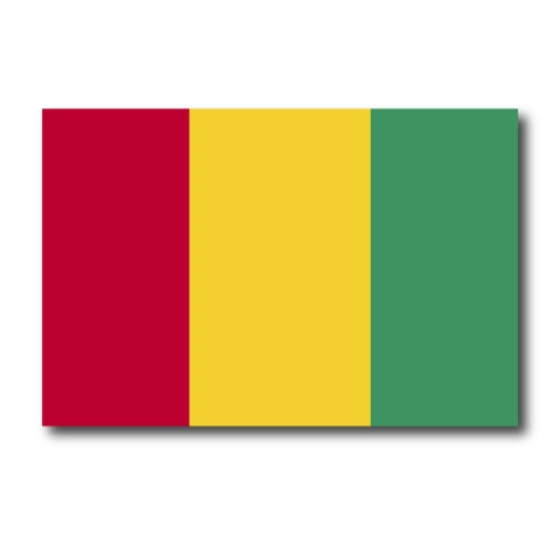 Guinea Flag Car Magnet Decal - 4 x 6 Heavy Duty for Car Truck SUV