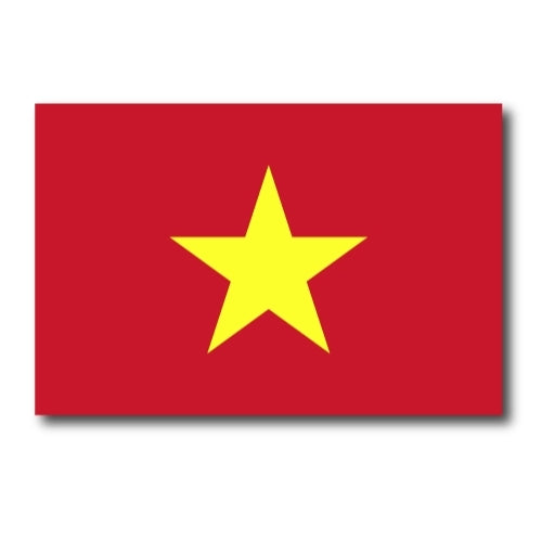Vietnam Vietnamese Flag Car Magnet Decal - 4 x 6 Heavy Duty for Car Truck SUV …