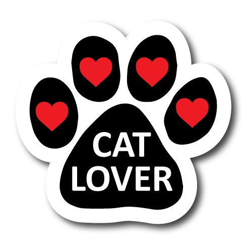 Magnet Me Up Cat Lover Pawprint Car Magnet 5" Paw Print Auto Truck Decal Magnet …