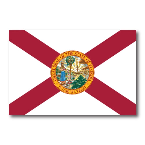 Magnet Me Up Florida Car Magnet Decal US State Flag 4x6 Refrigerator Locker SUV Heavy Duty Waterproof