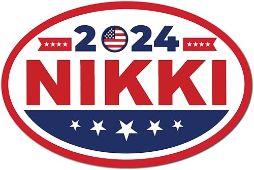 Magnet Me Up Red Nikki Haley Republican Party Political Election Magnet Decal, 4x6 inch, Heavy Duty Automotive for Car, Truck, SUV, Or Any Other Magnetic Surface, 2024 Election Gift, Crafted in USA