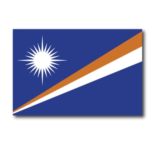 Marshall Islands Flag Car Magnet Decal - 4 x 6 Heavy Duty for Car Truck SUV …