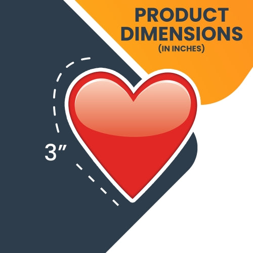 Today's Mood 5 Pack Emoticon Magnets, Variety of Mini Love Emoticon Decals Perfect for Car or Truck