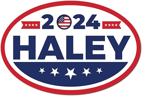 Magnet Me Up Blue Nikki Haley 2024 Republican Party Political Election Magnet Decal, 4x6 inch, Heavy Duty Automotive for Car, Truck, SUV, Or Any Other Magnetic Surface, Election Gift, Crafted in USA