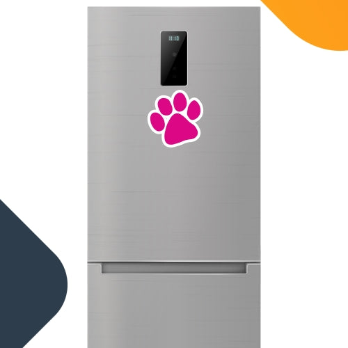 Magnet Me Up Blank Pink Pawprint Car Magnet 5" Paw Print Auto Truck Decal Magnet …