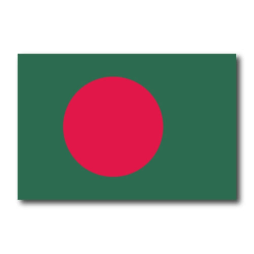 Bangladesh Flag Car Magnet Decal - 4 x 6 Heavy Duty for Car Truck SUV
