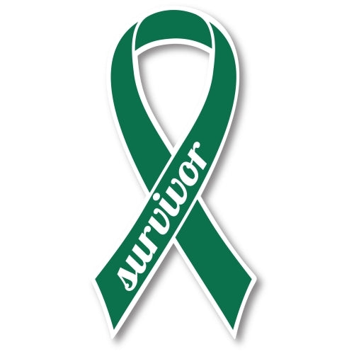 Green Liver Cancer Survivor Ribbon Car Magnet Decal Heavy Duty Waterproof …