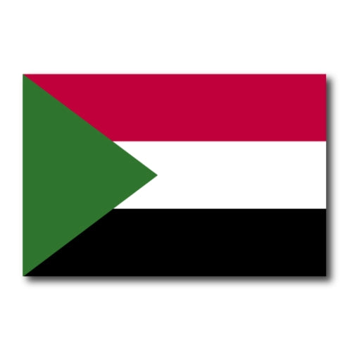 Sudan Sudanese Flag Car Magnet Decal - 4 x 6 Heavy Duty for Car Truck SUV …