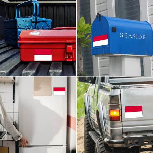 Monaco Flag Car Magnet Decal - 4 x 6 Heavy Duty for Car Truck SUV …