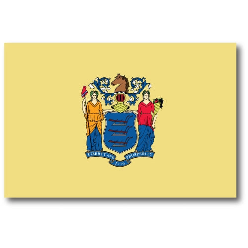 New Jersey Car Magnet US State Flag Refrigerator Locker SUV Heavy Duty Waterproof… …