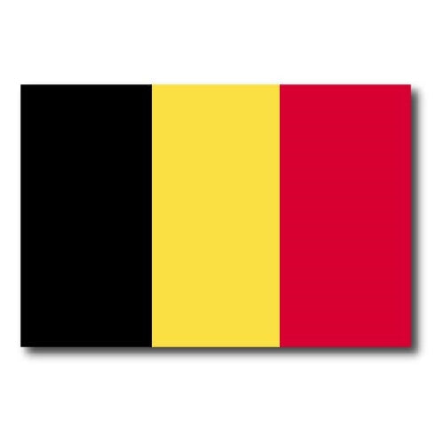 Magnet Me Up Belgium- Belgian Brussels Flag Car Magnet Decal, 4x6 Inches, Heavy Duty Automotive Magnet for Car, Truck SUV