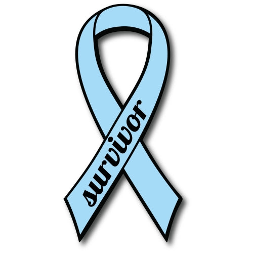 Aqua Prostate Cancer Survivor Ribbon Car Magnet Decal Heavy Duty Waterproof …