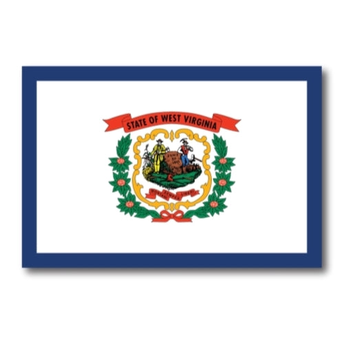 West Virginia Car Magnet US State Flag Refrigerator Locker SUV Heavy Duty Waterproof… …