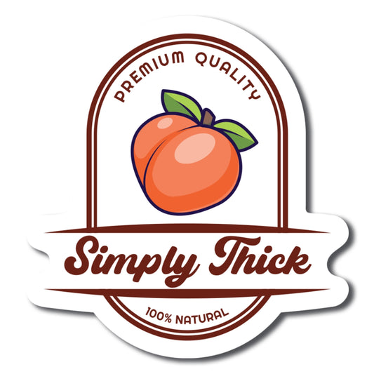 Magnet Me Up Premium Quality Simply Thick Peach Magnet Decal, 5x4.5 inch, Heavy Duty Automotive Magnet for Car Truck SUV Or Any Other Magnetic Surface, Funny Emoticon Perfect for Gift