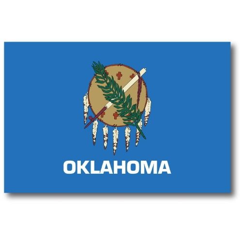 Oklahoma Car Magnet US State Flag Refrigerator Locker SUV Heavy Duty Waterproof… …
