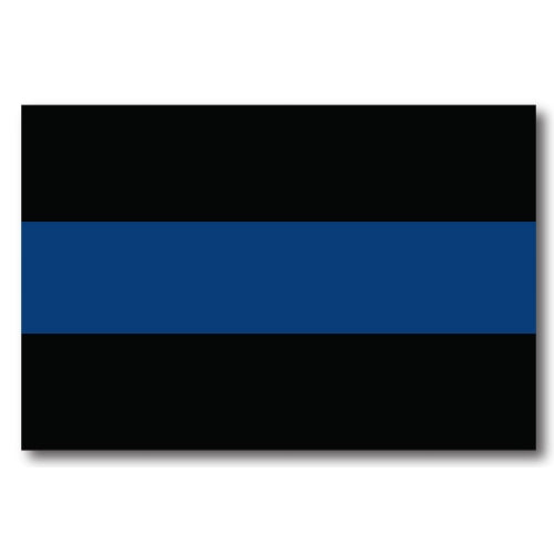 Magnet Me Up Thin Blue Line Magnet Decal 4x6-Heavy Duty for Car Truck SUV-In Support of Police and Law Enforcement Officers