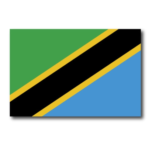 Tanzania Flag Car Magnet Decal - 4 x 6 Heavy Duty for Car Truck SUV
