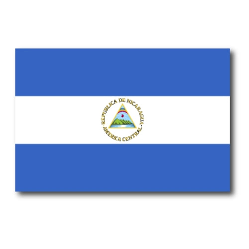 Nicaragua Flag Car Magnet Decal - 4 x 6 Heavy Duty for Car Truck SUV