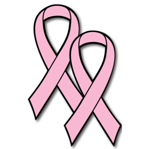 Magnet Me Up: Support Breast Cancer Awareness Pink Ribbon Magnet Decal - 2 Pack, 3.5x7 Inches, Heavy-Duty Automotive Magnets for Car, Truck, SUV - Raise Awareness and Show Support with this Magnet
