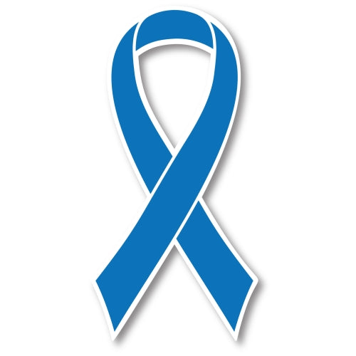 Blue Colon Cancer Awareness Ribbon Car Magnet Decal Heavy Duty Waterproof …