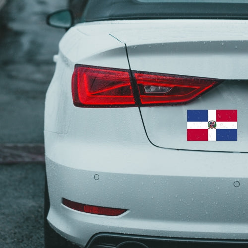 Dominican Republic Flag Car Magnet Decal - 4 x 6 Heavy Duty for Car Truck SUV …