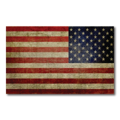 Reverse Weathered American Flag Car Magnet Decal - 5 x 8 Heavy Duty for Car Truck SUV Waterproof …