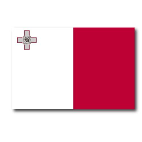 Malta Maltese Flag Car Magnet Decal - 4 x 6 Heavy Duty for Car Truck SUV …